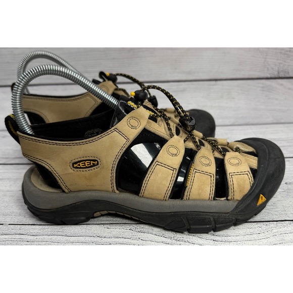 Keen Other - KEEN Newport H2 Water Sandals Mens Size 7 Tan Black Yellow Outdoor Sport